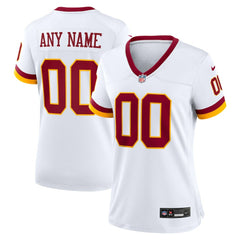 Washington Commanders Women's Super Bowl Era Custom Game Jersey - White Jerseys