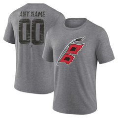 Carolina Hurricanes Heritage Custom Tri-Blend T-Shirt - Gray | US 203467404