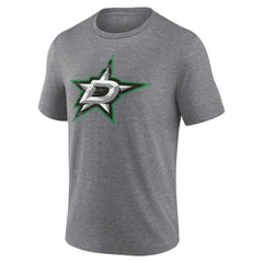 Dallas Stars Heritage Custom Tri-Blend T-Shirt - Gray | US 203467412