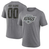 Los Angeles Kings Heritage Custom Tri-Blend T-Shirt - Gray | US 203467420