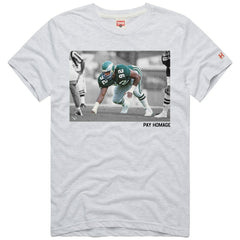 Reggie White Philadelphia Eagles Homage Unisex Pay Homage Tri-Blend T-Shirt - Ash T-shirts