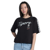 Detroit Tigers G-III 4Her by Carl Banks Women's Classic Play Cropped T-Shirt - Black T-shirts