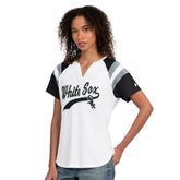 Chicago White Sox Starter Women's Game On Notch Neck T-Shirt - White T-shirts