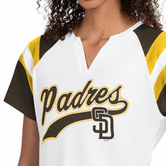 San Diego Padres Starter Women's Game On Notch Neck T-Shirt - White T-shirts