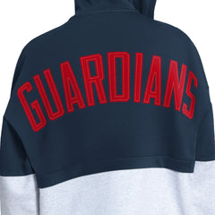 Cleveland Guardians Starter Women's Wishbone Full-Zip Hoodie - Navy/Heather Gray Hoodies
