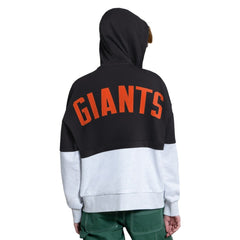 San Francisco Giants Starter Women's Wishbone Full-Zip Hoodie - Black/Heather Gray Hoodies
