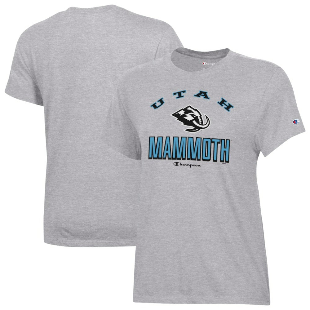 Utah Mammoth Champion Women's Core T-Shirt - Gray | US 203468133