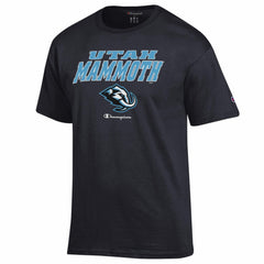 Utah Mammoth Champion Jersey T-Shirt - Black | US 203468139