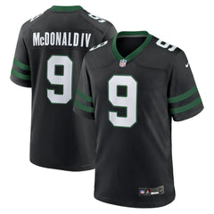 Will McDonald IV New York Jets Alternate Game Jersey - Legacy Black Jerseys