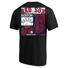 Boston Red Sox Profile Big & Tall Two-Sided Graphic T-Shirt - Black T-shirts