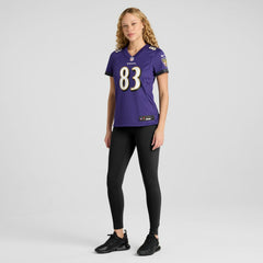 LaJohntay Wester Baltimore Ravens Women's Team Game Jersey - Purple Jerseys