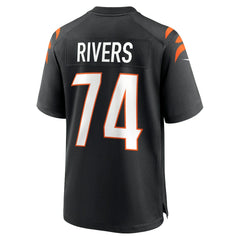 Jalen Rivers Cincinnati Bengals Team Game Jersey - Black Jerseys