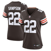 Dylan Sampson Cleveland Browns Women's Team Game Jersey - Brown Jerseys