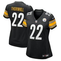 Juan Thornhill Pittsburgh Steelers Women's Team Game Jersey - Black Jerseys