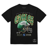 Philadelphia Eagles Unisex Classic Helmet T-Shirt - Black T-shirts