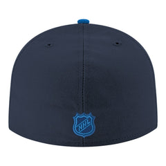 Winnipeg Jets New Era Core Logo Two-Tone 59FIFTY Fitted Hat - Navy | US 203471429