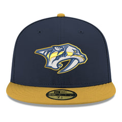Nashville Predators New Era Core Logo Two-Tone 59FIFTY Fitted Hat - Navy | US 203471430