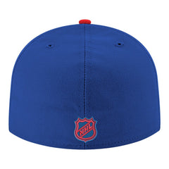 New York Rangers New Era Core Logo Two-Tone 59FIFTY Fitted Hat - Blue | US 203471433