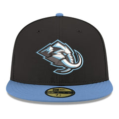 Utah Mammoth New Era Core Logo Two-Tone 59FIFTY Fitted Hat - Black | US 203471443