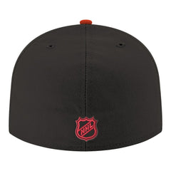 Chicago Blackhawks New Era Core Logo Two-Tone 59FIFTY Fitted Hat - Black | US 203471451