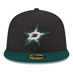Dallas Stars New Era Core Logo Two-Tone 59FIFTY Fitted Hat - Black | US 203471454