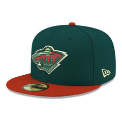 Minnesota Wild New Era Core Logo Two-Tone 59FIFTY Fitted Hat - Green | US 203471459