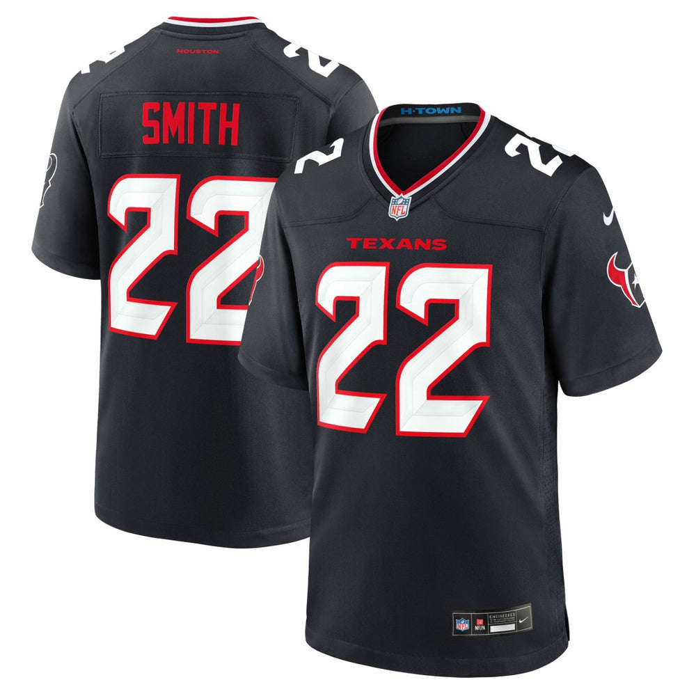 Jaylin Smith Houston Texans Team Game Jersey - Navy Jerseys