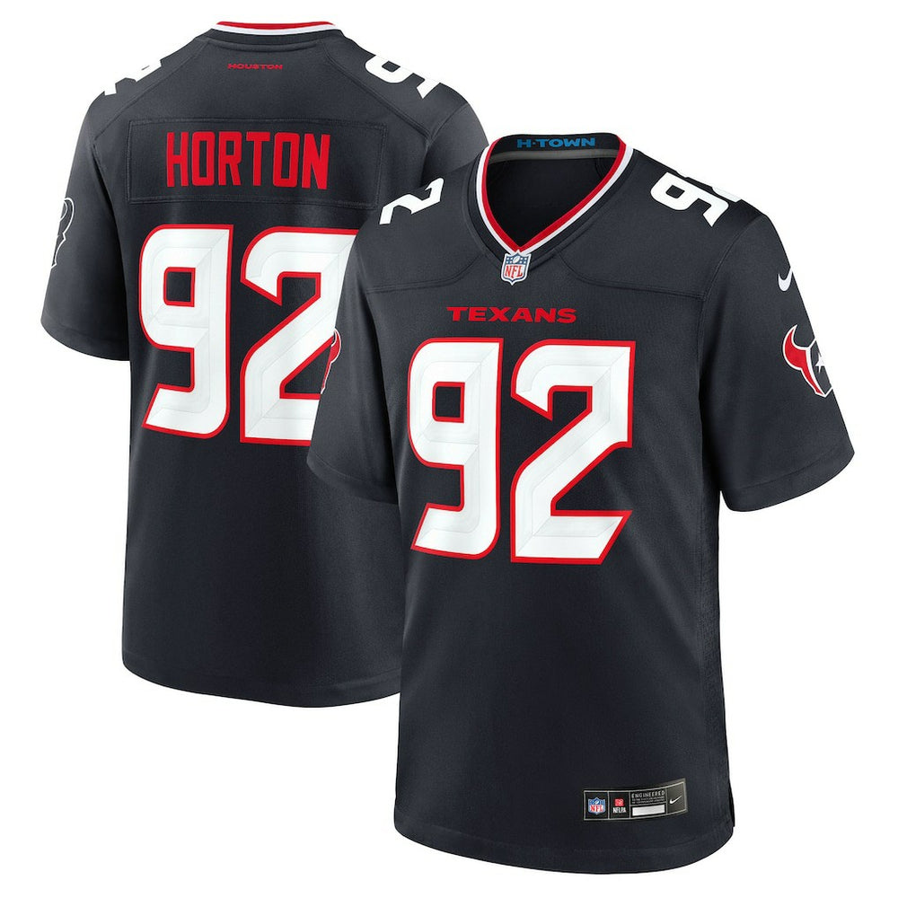 Dylan Horton Houston Texans Team Game Jersey - Navy Jerseys