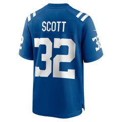 Daniel Scott Indianapolis Colts Team Game Jersey - Royal Jerseys
