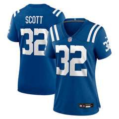 Daniel Scott Indianapolis Colts Women's Team Game Jersey - Royal Jerseys