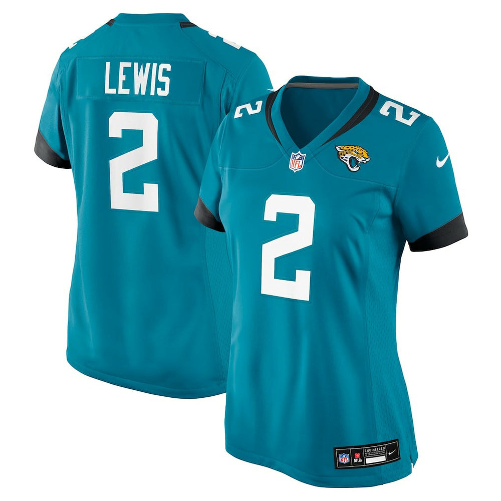 Jourdan Lewis Jacksonville Jaguars Women's Team Game Jersey - Teal Jerseys