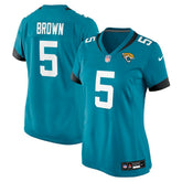 Dyami Brown Jacksonville Jaguars Women's Team Game Jersey - Teal Jerseys