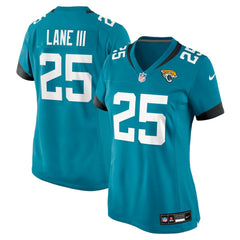 Rayuan Lane III Jacksonville Jaguars Women's Team Game Jersey - Teal Jerseys