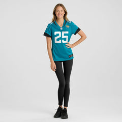 Rayuan Lane III Jacksonville Jaguars Women's Team Game Jersey - Teal Jerseys