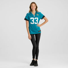 Bhayshul Tuten Jacksonville Jaguars Women's Team Game Jersey - Teal Jerseys