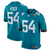 Jack Kiser Jacksonville Jaguars Team Game Jersey - Teal Jerseys