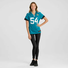 Jack Kiser Jacksonville Jaguars Women's Team Game Jersey - Teal Jerseys