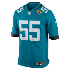Chuma Edoga Jacksonville Jaguars Team Game Jersey - Teal Jerseys