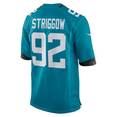 Danny Striggow Jacksonville Jaguars Team Game Jersey - Teal Jerseys
