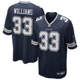 Javonte Williams Dallas Cowboys Team Game Jersey - Navy Jerseys
