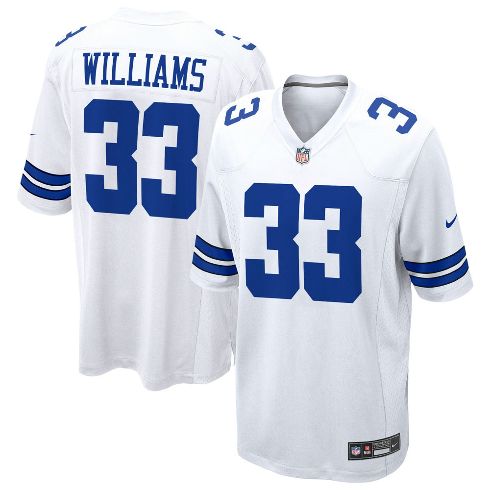 Javonte Williams Dallas Cowboys Game Jersey - White Jerseys