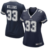 Javonte Williams Dallas Cowboys Women's Team Game Jersey - Navy Jerseys