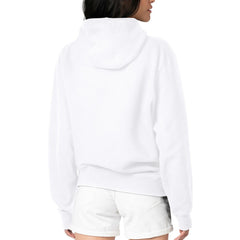 Milwaukee Brewers G-III 4Her by Carl Banks Women's Metallic Drop Fleece Hoodie - White Hoodies