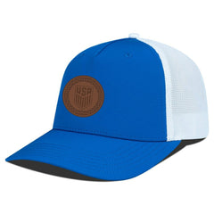 USMNT Levelwear Signal Periscope Adjustable Trucker Hat Royal/White