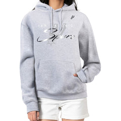 San Antonio Spurs G-III 4Her by Carl Banks Women's Shadow Logo Tri-Blend Fleece Hoodie Gray outlet