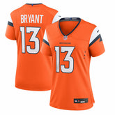 Pat Bryant Denver Broncos Women's Team Game Jersey - Orange Jerseys