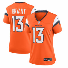 Pat Bryant Denver Broncos Women's Team Game Jersey - Orange Jerseys