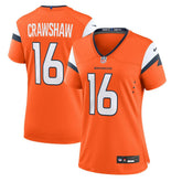 Jeremy Crawshaw Denver Broncos Women's Team Game Jersey - Orange Jerseys
