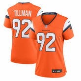 Dondrea Tillman Denver Broncos Women's Team Game Jersey - Orange Jerseys