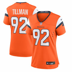Dondrea Tillman Denver Broncos Women's Team Game Jersey - Orange Jerseys